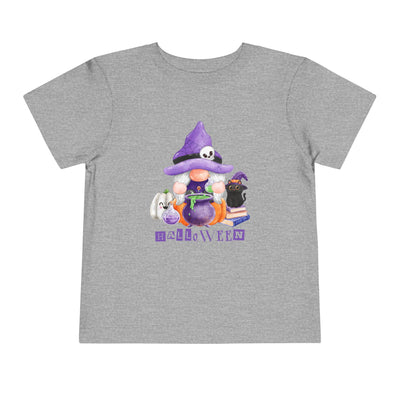 NOTALIFY Halloween Gnome Toddler TEE 1| Cute Fall Tee with Pumpkin | Soft Cotton Short Sleeve | Spooky Autumn Outfit for Kids