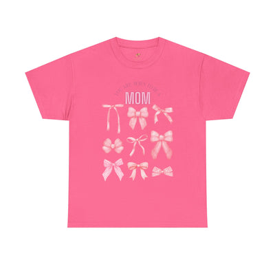 Cute Mom Tee, Personalized Mother Shirt, Family Gift, Mom Life Top, Mother's Day Present, Mommy Birthday Shirt - NOTALIFY