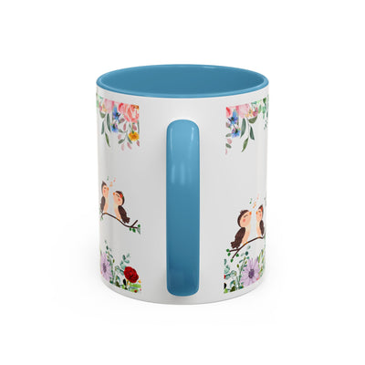 Mug, Inspirational Ceramic Cup w/ Flower Design, Bloom where you are planted, Gift for her/him, Quote Tea Mug, Home Office Decor, - NOTALIFY
