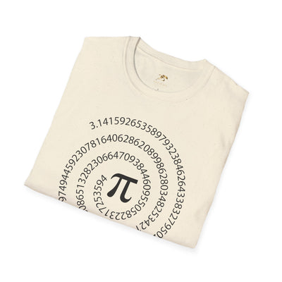 Pi Day Unisex Softstyle T-Shirt, Math Geek Gift, Irrationally Awesome Tee, March 14 Celebration Shirt, Mathematics Lover Top - NOTALIFY
