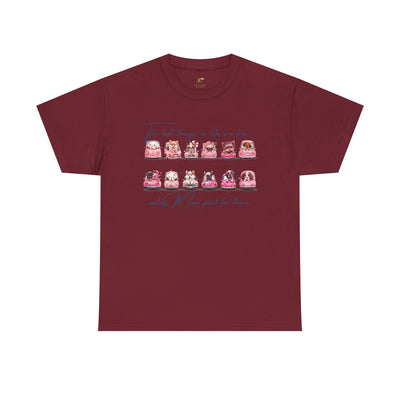 Cute Dogs Mother's Day T-Shirt, Best Things In Life Are Free, Unisex Tee, Gift For Mom, Heavy Cotton Shirt - NOTALIFY