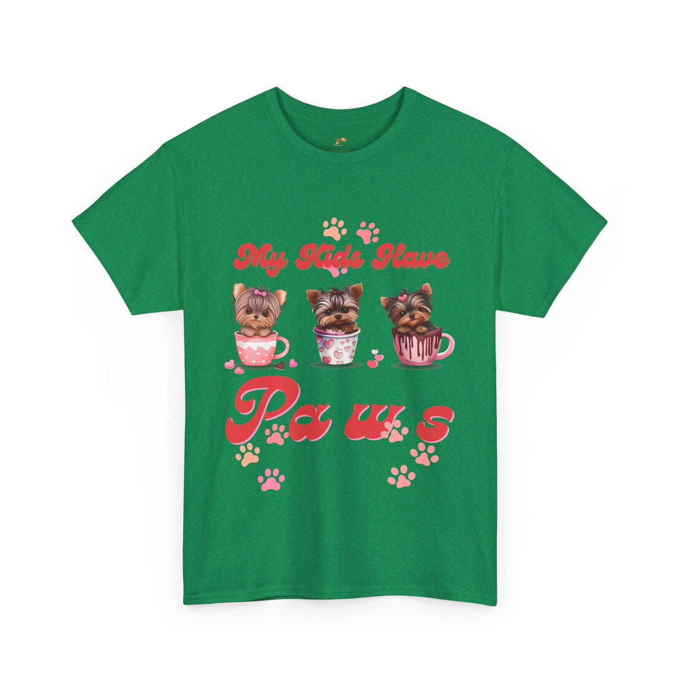 Dog Lover Unisex Tee, Animal Parent Tshirt, My Kids Have Paws Shirt, Cute Puppy Graphic Tee, Pet Owner Gift, Casual Dog Mom Dad Top - NOTALIFY