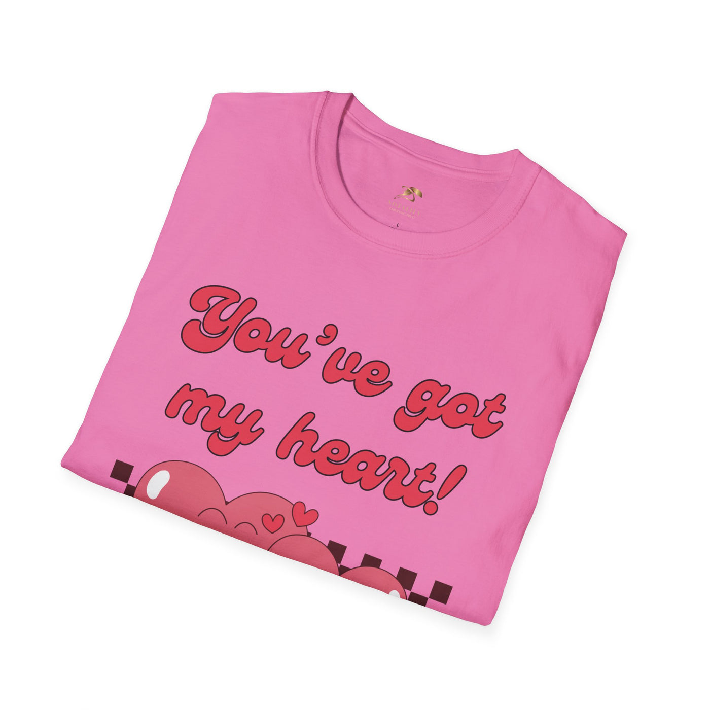 Heart Graphic Tee, Valentine's Day T-Shirt, Love Quote Shirt, Unisex Softstyle Top, Heart Design Tee, Valentine's Day Gift - NOTALIFY