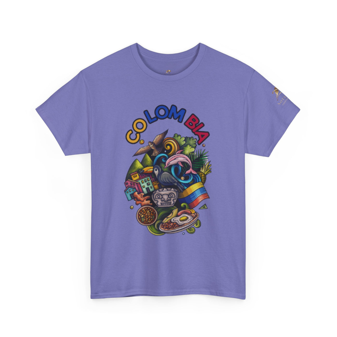 Colorful Unisex Heavy Cotton Tee with Joyful Message, Fun T-Shirt, Casual Wear, Gift for Friends, Summer Vibes, Festival Apparel - NOTALIFY