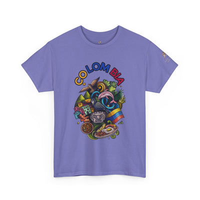 Colorful Unisex Heavy Cotton Tee with Joyful Message, Fun T-Shirt, Casual Wear, Gift for Friends, Summer Vibes, Festival Apparel - NOTALIFY