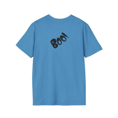 NOTALIFY Just Here for the Boo Dog Halloween TEE | Cute Puppy Costume | Soft Cotton | Fun Fall Outfit for Kids & Adults