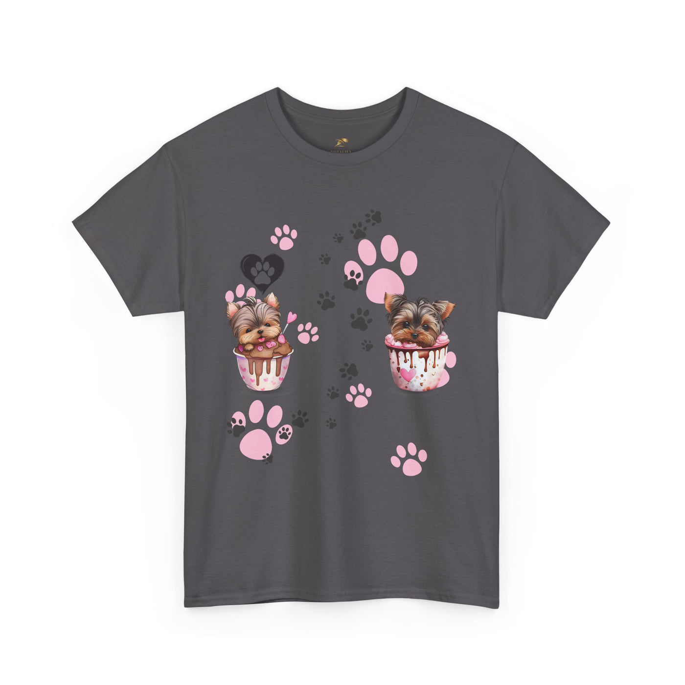 Pet Lover Unisex Heavy Cotton Tee, Love My Pet Shirt, Dog Cat Owner Gift, Animal Lover Apparel, Customized Pet Tee - NOTALIFY