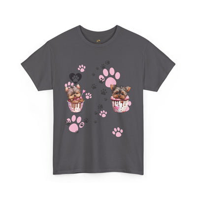Pet Lover Unisex Heavy Cotton Tee, Love My Pet Shirt, Dog Cat Owner Gift, Animal Lover Apparel, Customized Pet Tee - NOTALIFY