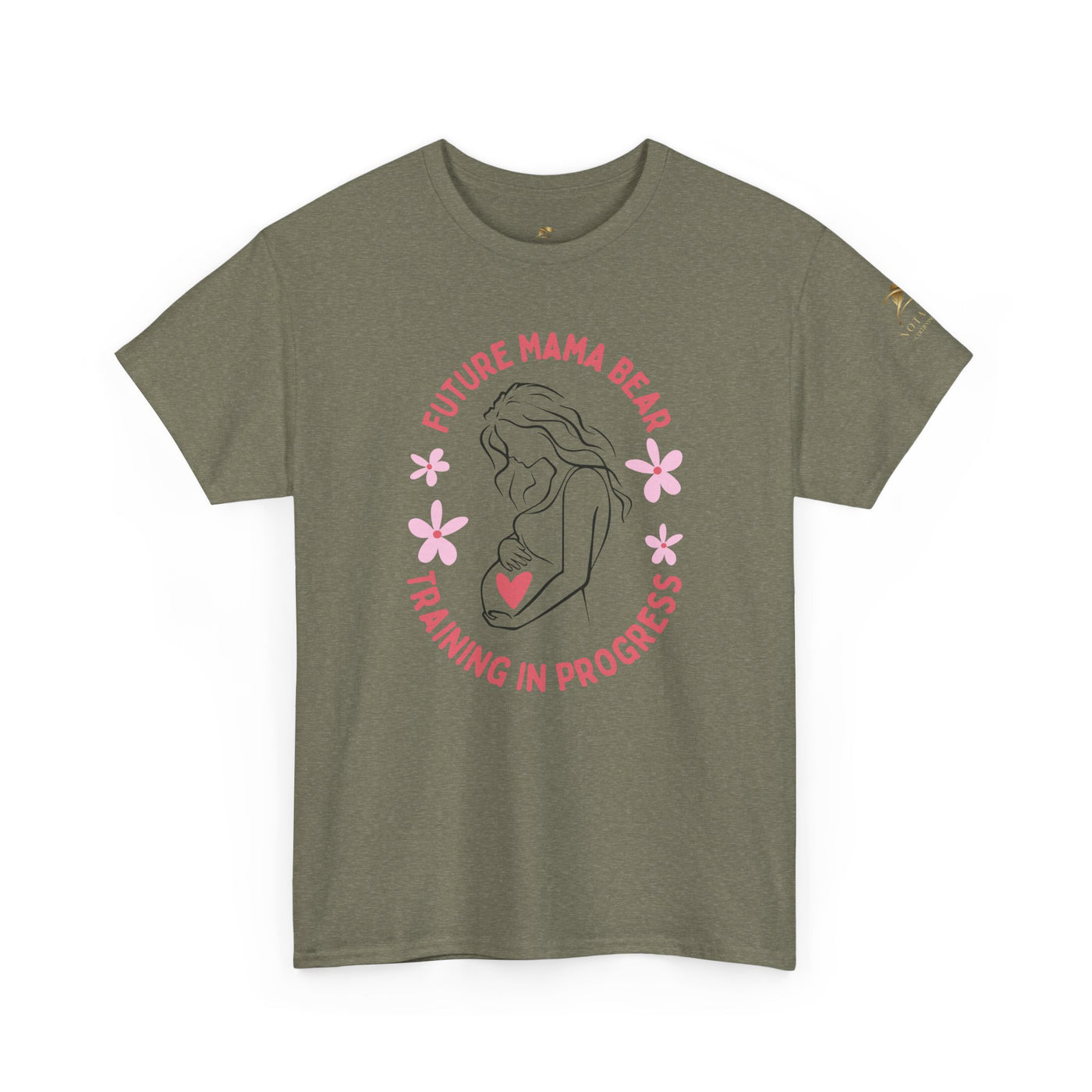 Maternity T-Shirt, Future Mama Bear, Training in Progress, Pregnancy A