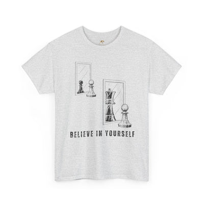 Believe in Yourself. Chess Pawn to King Reflection Tee | Inspirational Self-Esteem Tee | Motivational Shirt | Growth Mindset Gift | Unisex