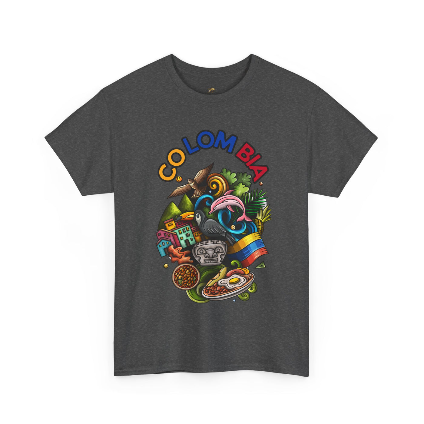Colorful Unisex Heavy Cotton Tee with Joyful Message, Fun T-Shirt, Casual Wear, Gift for Friends, Summer Vibes, Festival Apparel - NOTALIFY