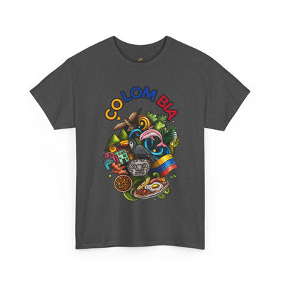 Colorful Unisex Heavy Cotton Tee with Joyful Message, Fun T-Shirt, Casual Wear, Gift for Friends, Summer Vibes, Festival Apparel - NOTALIFY