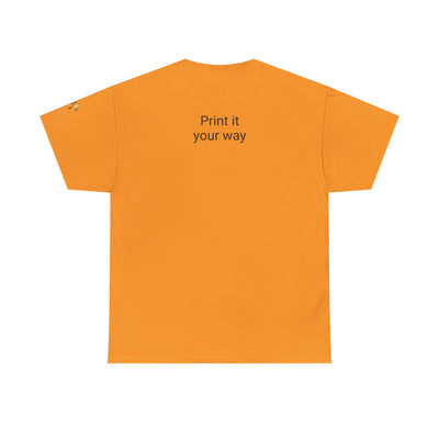 Colorful Unisex Heavy Cotton Tee with Joyful Message, Fun T-Shirt, Casual Wear, Gift for Friends, Summer Vibes, Festival Apparel - NOTALIFY