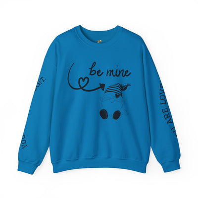 BE MINE Gnome Unisex Sweatshirt, Cozy Crewneck Jumper, Soft Pullover, Gender-Neutral Sweater, Casual Winter Shirt - NOTALIFY