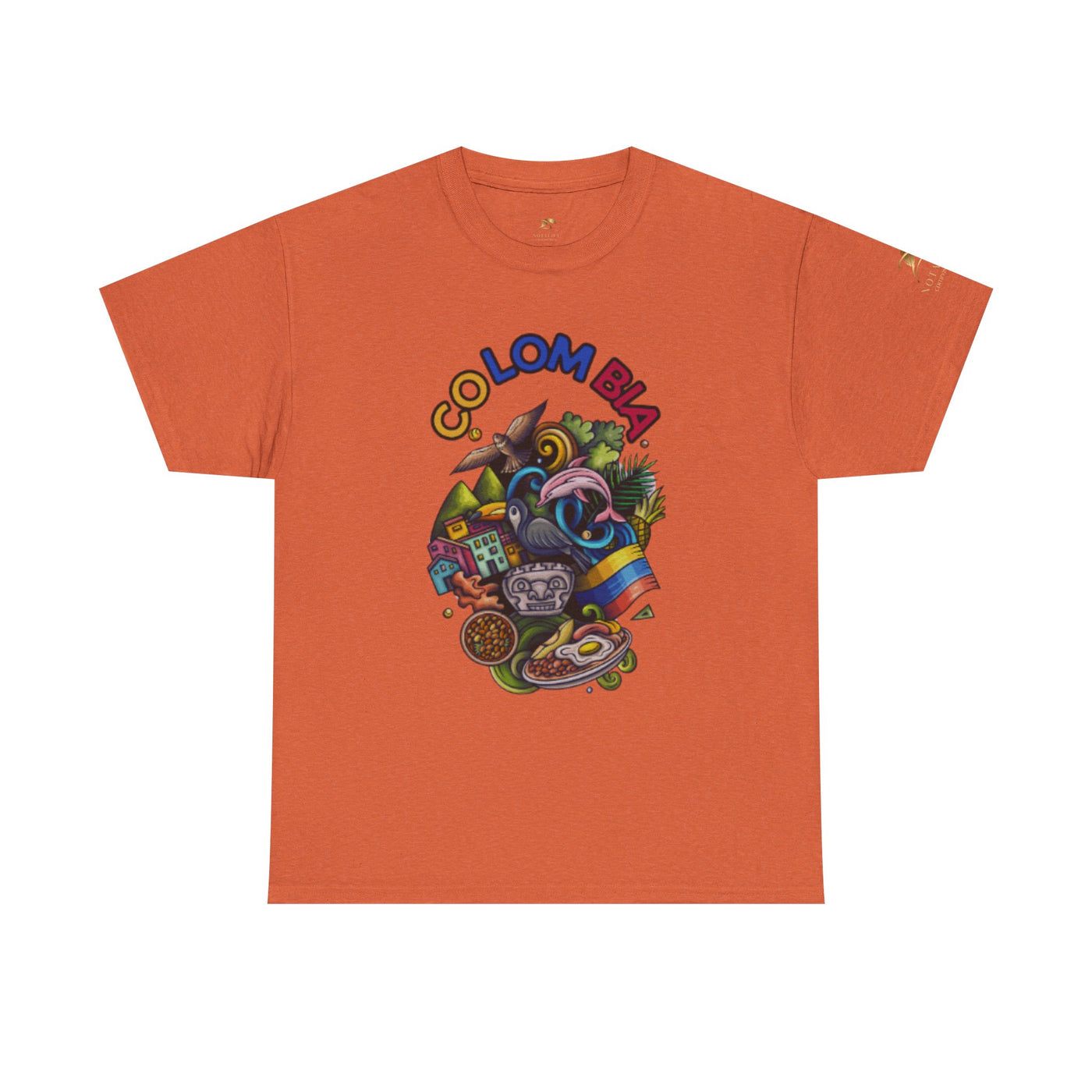 Colorful Unisex Heavy Cotton Tee with Joyful Message, Fun T-Shirt, Casual Wear, Gift for Friends, Summer Vibes, Festival Apparel - NOTALIFY