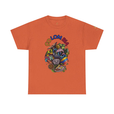 Colorful Unisex Heavy Cotton Tee with Joyful Message, Fun T-Shirt, Casual Wear, Gift for Friends, Summer Vibes, Festival Apparel - NOTALIFY