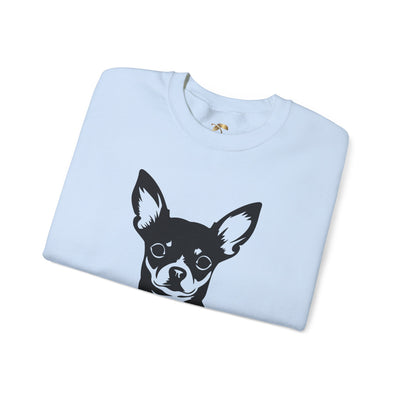 Chihuahua Lover Sweatshirt, Pet's Name Personalized Gift Idea, Chihuahua Dog Owner Apparel, Custom Dog Paw Print Jumper, Comfy Crewneck - NOTALIFY