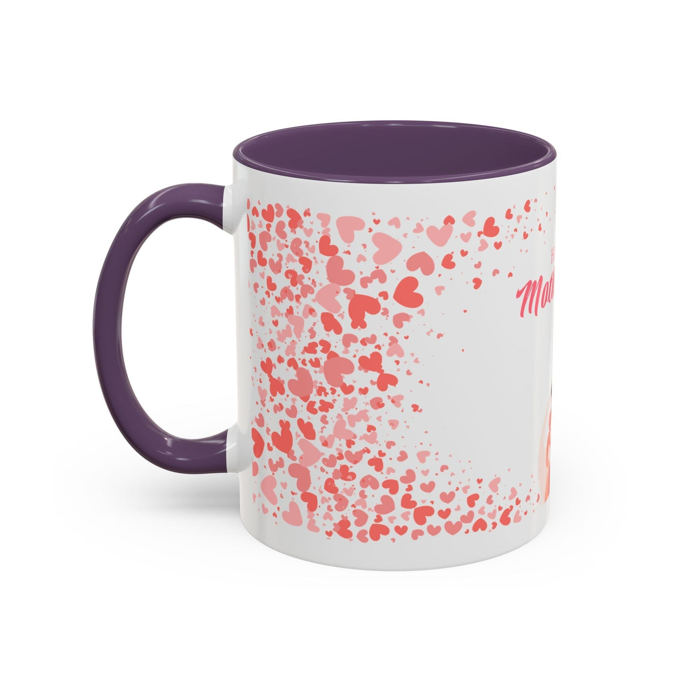 Cute Hearts Mug – Mother's Day Gift for Mom, Tea & Coffee Cup