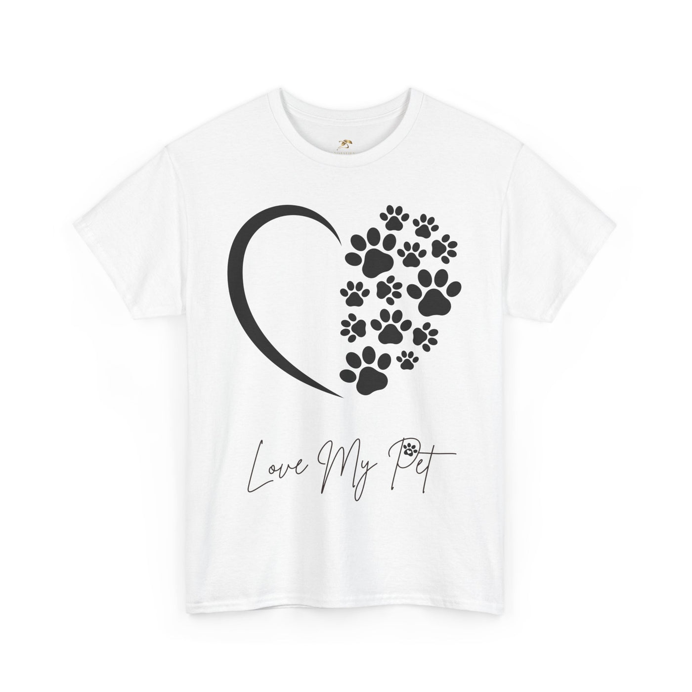 Pet Lover Unisex Heavy Cotton Tee, Love My Pet Shirt, Dog Cat Owner Gift, Animal Lover Apparel, Pet Tee - NOTALIFY
