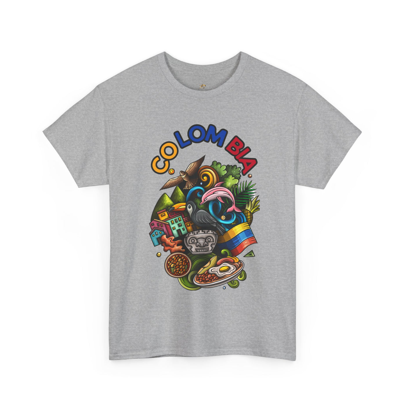 Colorful Unisex Heavy Cotton Tee with Joyful Message, Fun T-Shirt, Casual Wear, Gift for Friends, Summer Vibes, Festival Apparel - NOTALIFY