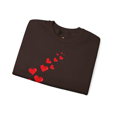 You are Enough Hearts Love Sweatshirt - Unisex Heavy Blend Crewneck, Gift for Him Her, Ultimate Comfort, Every Season, Unisex Sweatshirt - NOTALIFY