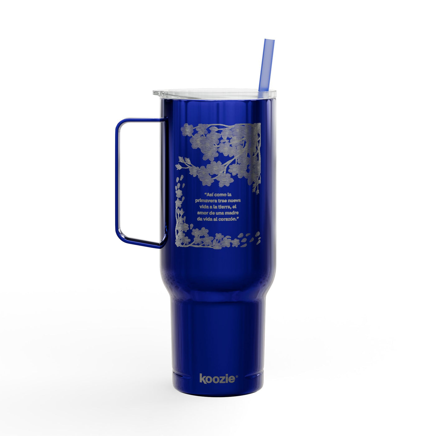 Floral Insulated Tumbler, Custom Drinkware for Moms - Personalized 40oz Gift for Birthdays, Mother's Day, Special Occasions, Engraving - NOTALIFY