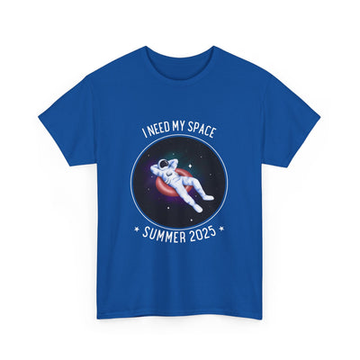 Astronaut Space Vibes Tee with galaxy graphic and cosmic relaxation design.