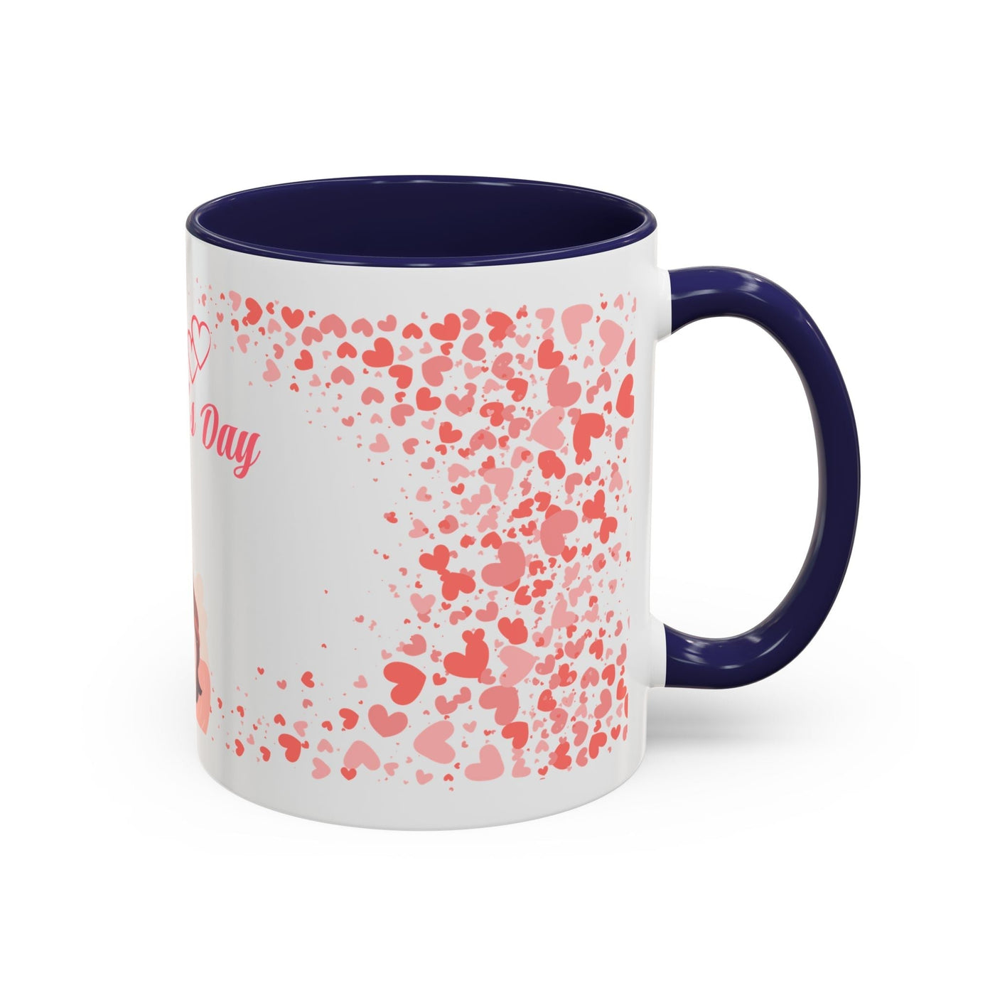 Cute Hearts Mug – Mother's Day Gift for Mom, Tea & Coffee Cup