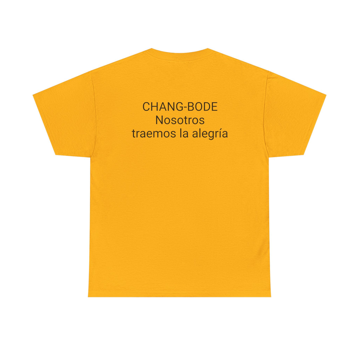 Colorful Unisex Heavy Cotton Tee with Joyful Message, Fun T-Shirt, Cas