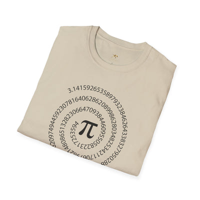 Pi Day Unisex Softstyle T-Shirt, Math Geek Gift, Irrationally Awesome 