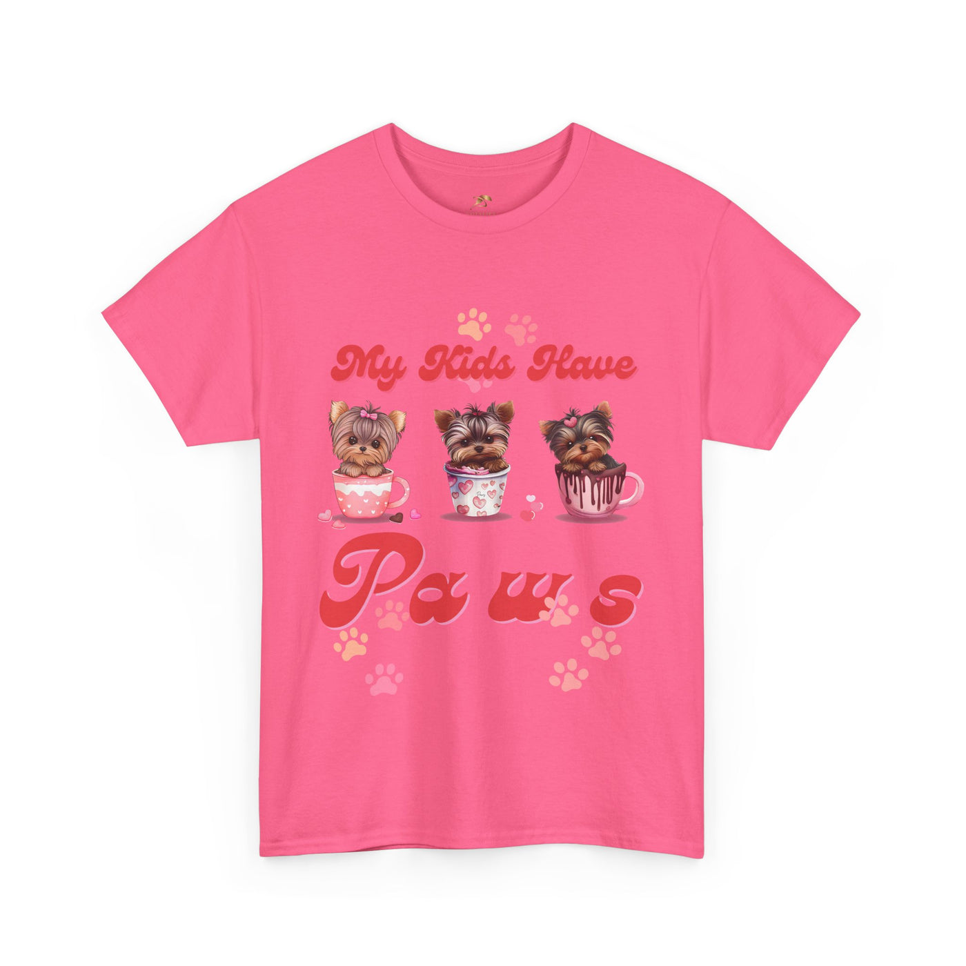 Dog Lover Unisex Tee, Animal Parent Tshirt, My Kids Have Paws Shirt, Cute Puppy Graphic Tee, Pet Owner Gift, Casual Dog Mom Dad Top - NOTALIFY