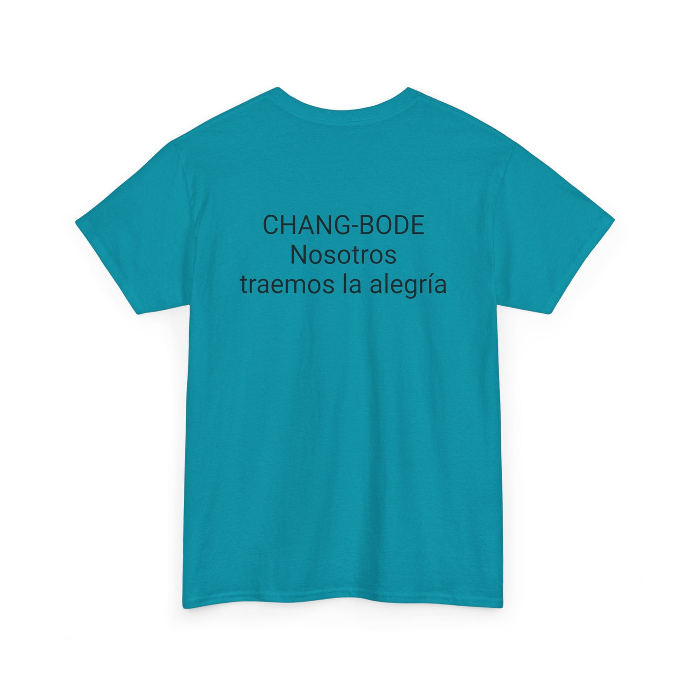 Colorful Unisex Heavy Cotton Tee with Joyful Message, Fun T-Shirt, Cas