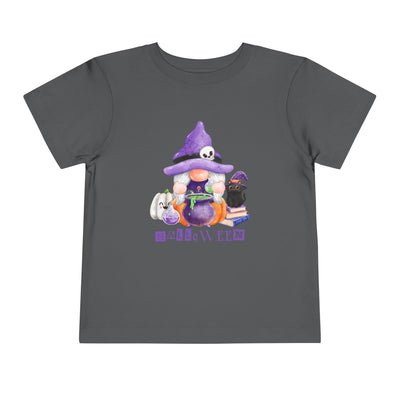 NOTALIFY Halloween Gnome Toddler TEE 1| Cute Fall Tee with Pumpkin | Soft Cotton Short Sleeve | Spooky Autumn Outfit for Kids