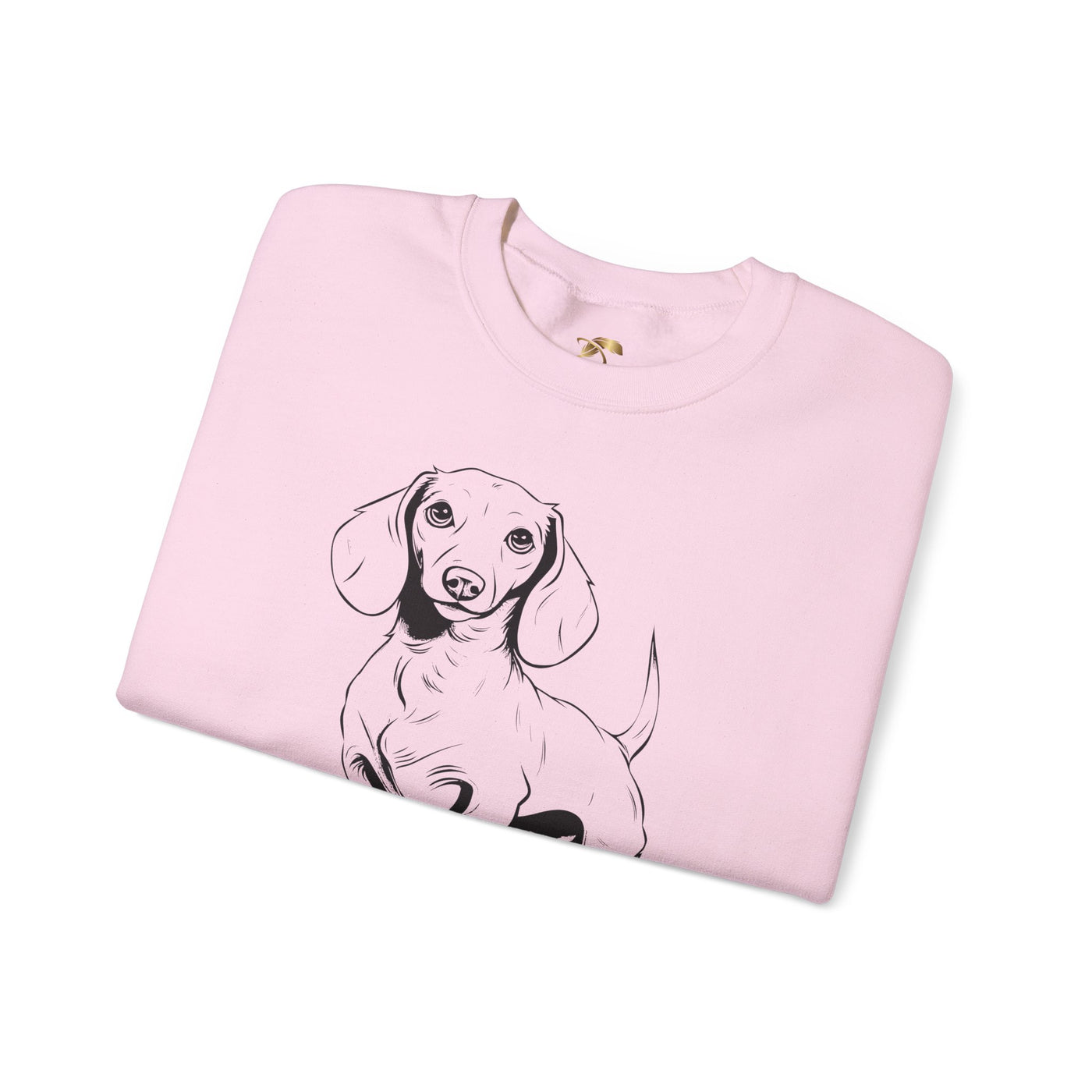 Dachshund Dog Lover Sweatshirt, Pet's Name Personalized Gift Idea, Dachshund Dog Owner Apparel, Custom Dog Paw Print Jumper, Comfy Crewneck