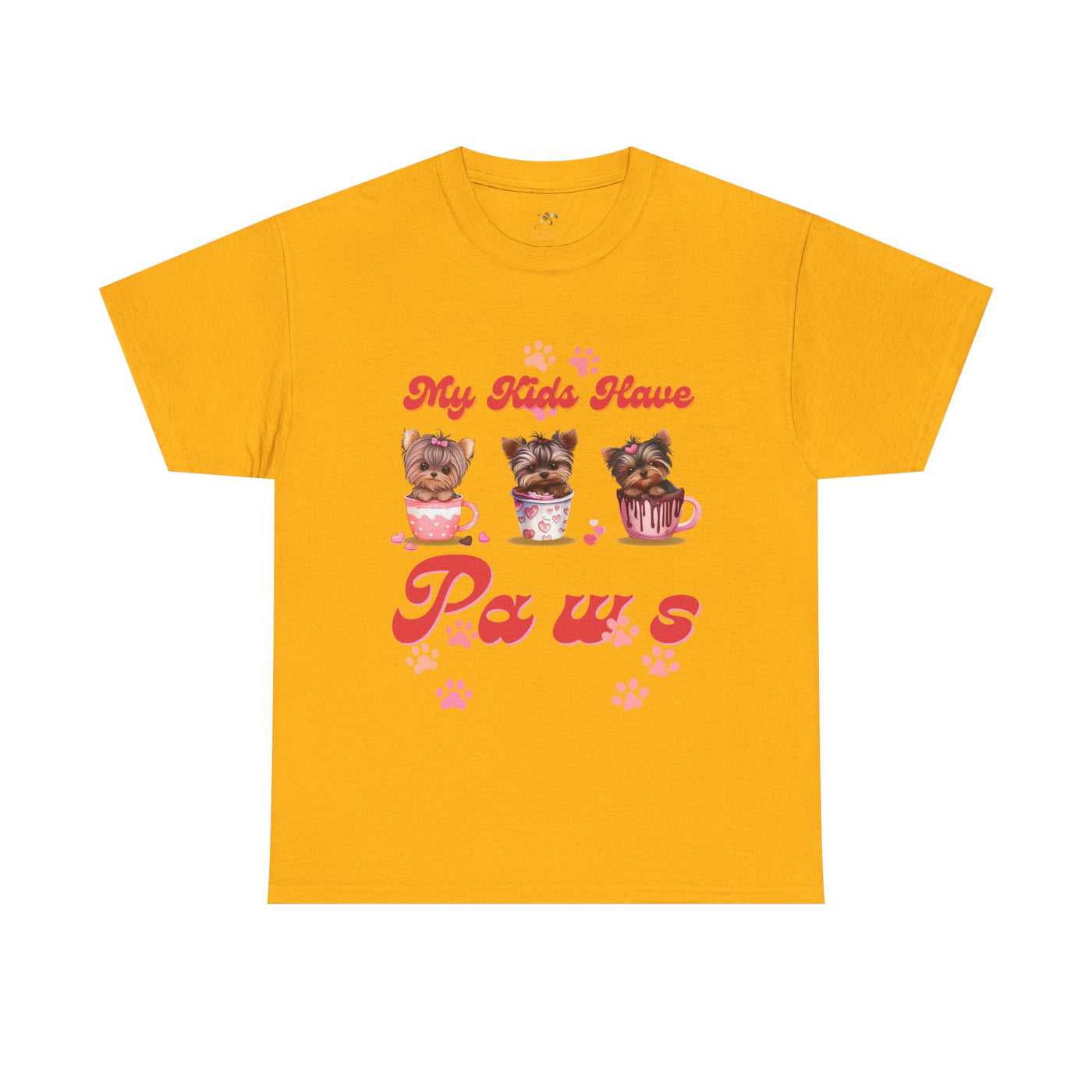 Dog Lover Unisex Tee, Animal Parent Tshirt, My Kids Have Paws Shirt, Cute Puppy Graphic Tee, Pet Owner Gift, Casual Dog Mom Dad Top - NOTALIFY