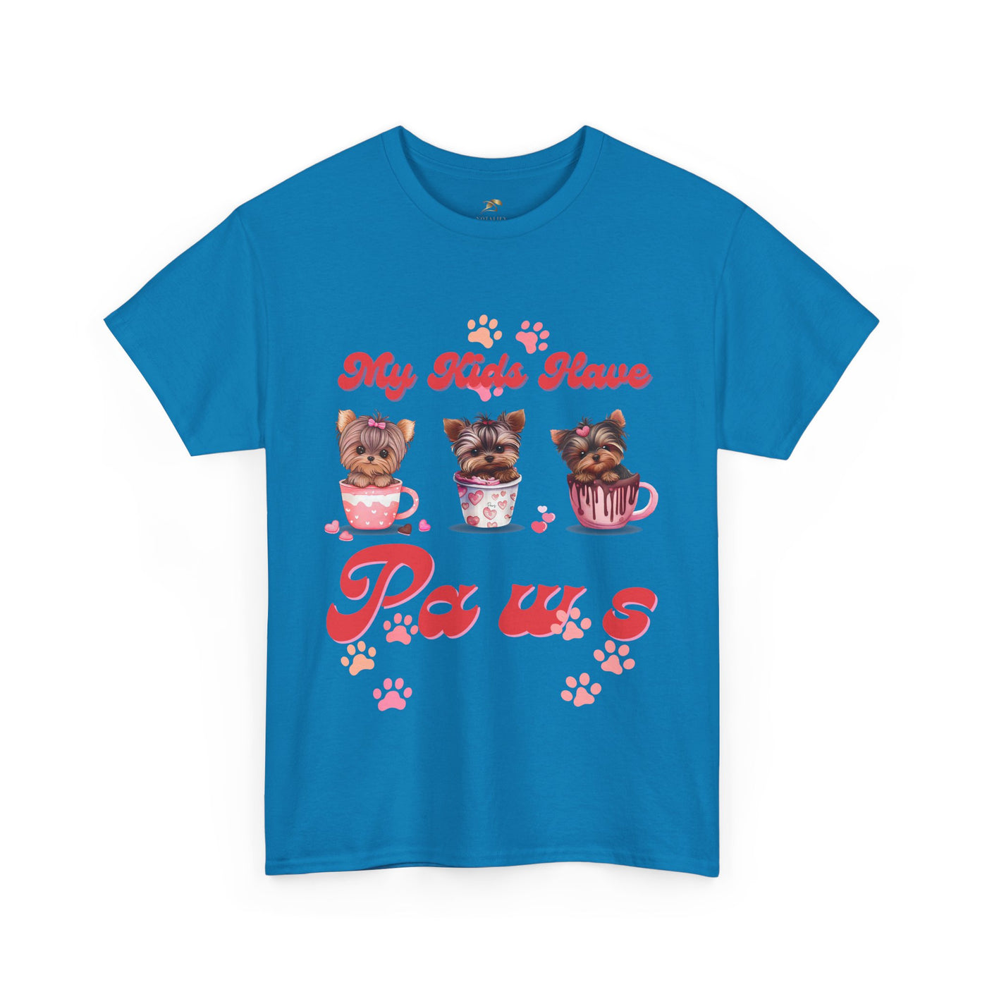 Dog Lover Unisex Tee, Animal Parent Tshirt, My Kids Have Paws Shirt, Cute Puppy Graphic Tee, Pet Owner Gift, Casual Dog Mom Dad Top - NOTALIFY