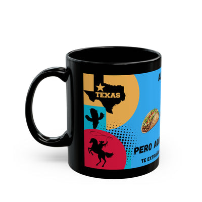 Fun Black Mug, Texas vs Miami Theme, Perfect Gift for Coffee Lovers, Birthday, Parties, Moving to Texas, Leaving Miami, Texas - NOTALIFY