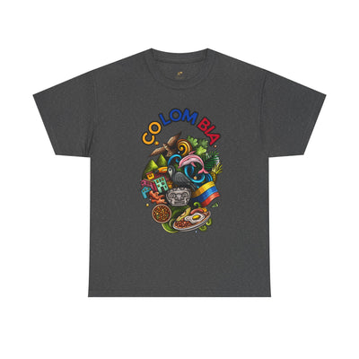 Colorful Unisex Heavy Cotton Tee with Joyful Message, Fun T-Shirt, Casual Wear, Gift for Friends, Summer Vibes, Festival Apparel - NOTALIFY