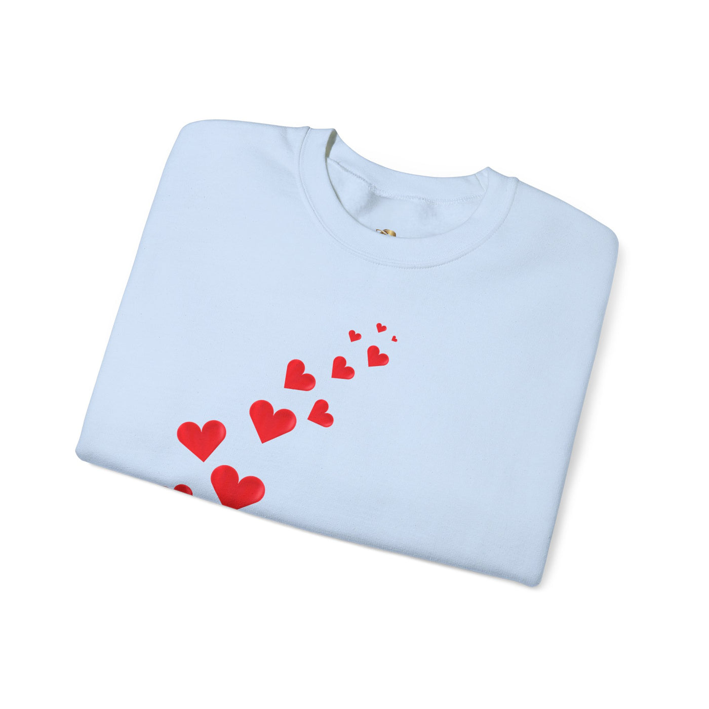 You are Enough Hearts Love Sweatshirt - Unisex Heavy Blend Crewneck, Gift for Him Her, Ultimate Comfort, Every Season, Unisex Sweatshirt - NOTALIFY