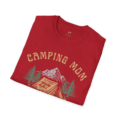 Camping Mom T-Shirt, Campfire Memories Tee, Outdoor Adventure Shirt, Nature Lover Gift, Family Camping Top, Mother's Day, Mom Memories - NOTALIFY
