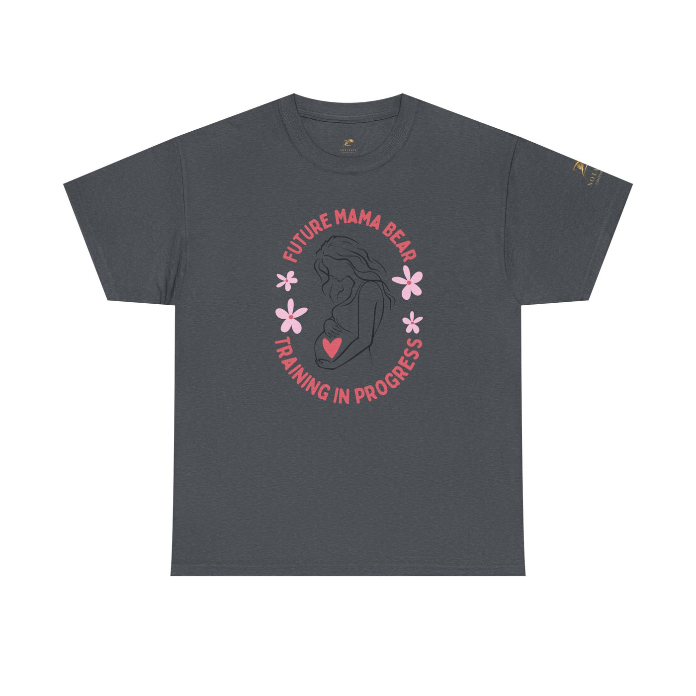 Maternity T-Shirt, Future Mama Bear, Training in Progress, Pregnancy A