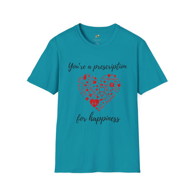 Love Prescription T-Shirt, Valentine's Day Gift, Couples Shirt, Enamorados Tee, San Valentin Apparel, Feb 14 Top - NOTALIFY