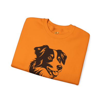 Collie Lover Sweatshirt, Pet's Name Personalized Gift Idea, Collie Dog Owner Apparel, Custom Dog Paw Print Jumper, Comfy Crewneck - NOTALIFY