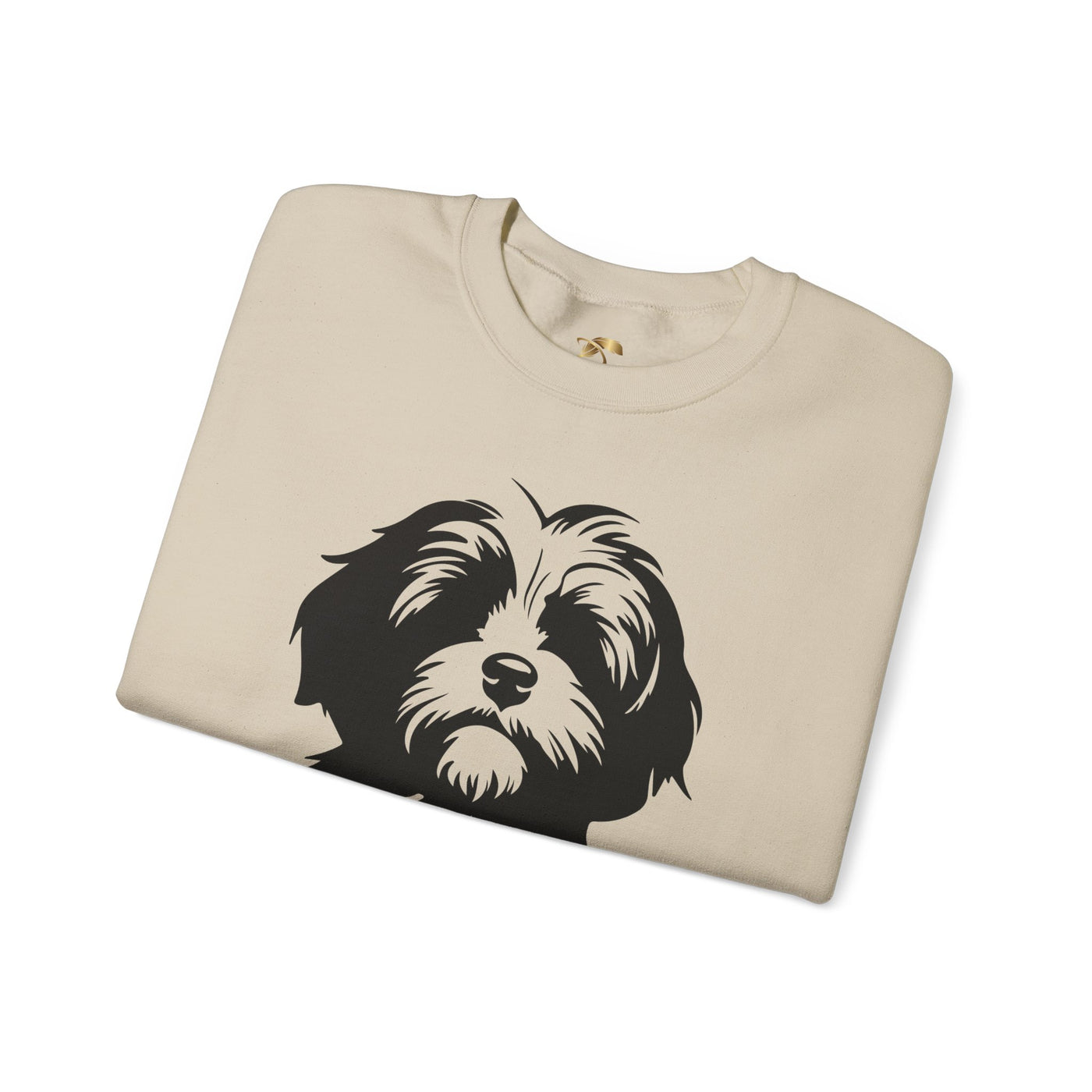 Shih Tzu Dog Lover Sweatshirt, Pet's Name Personalized Gift Idea, Frenchie Dog Owner Apparel, Custom Dog Paw Print Jumper, Comfy Crewneck