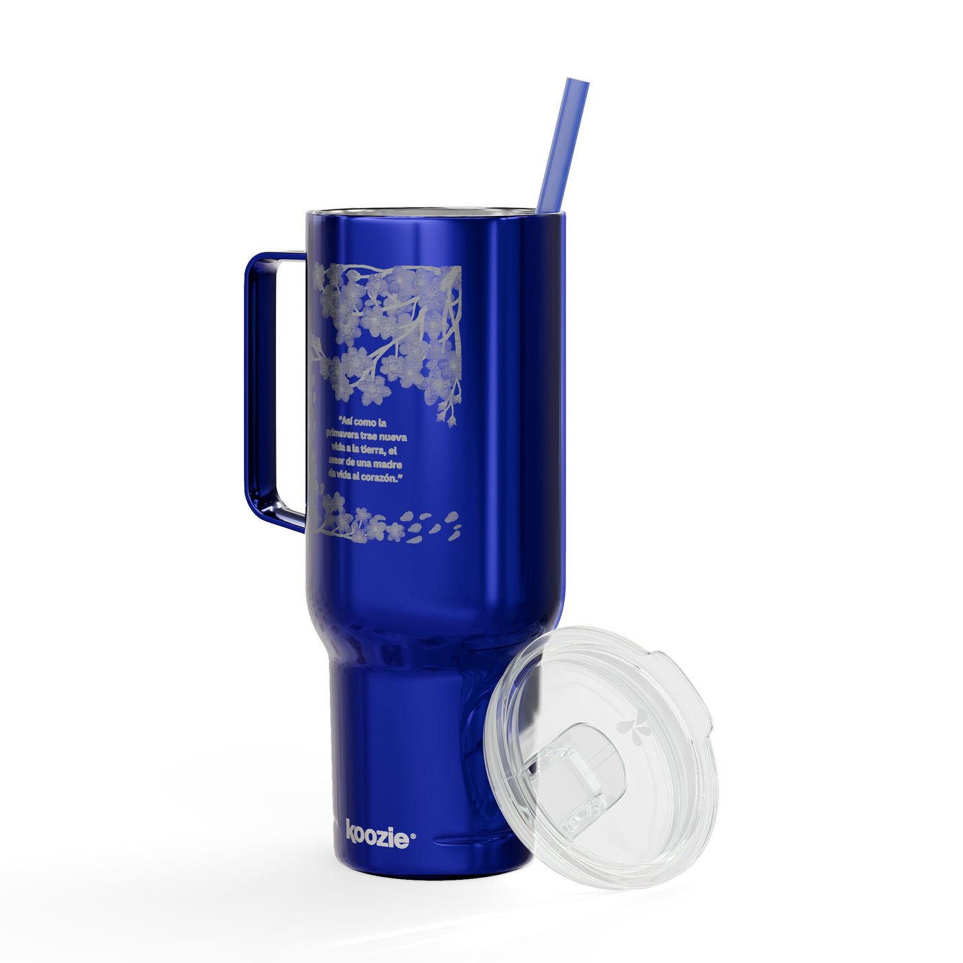 Floral Insulated Tumbler, Custom Drinkware for Moms - Personalized 40oz Gift for Birthdays, Mother's Day, Special Occasions, Engraving - NOTALIFY