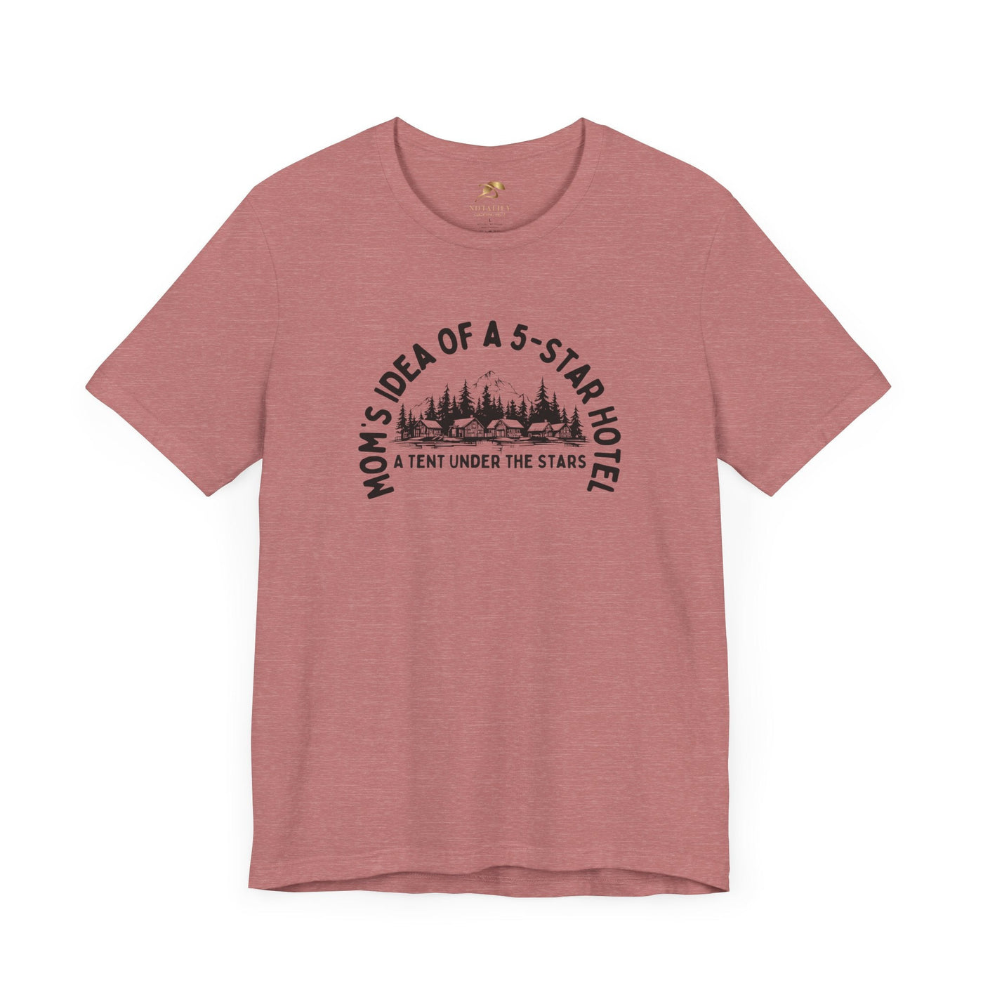 Mom's 5-Star Hotel Camping Tee, Unisex Comfort Shirt, Nature Lover Gif