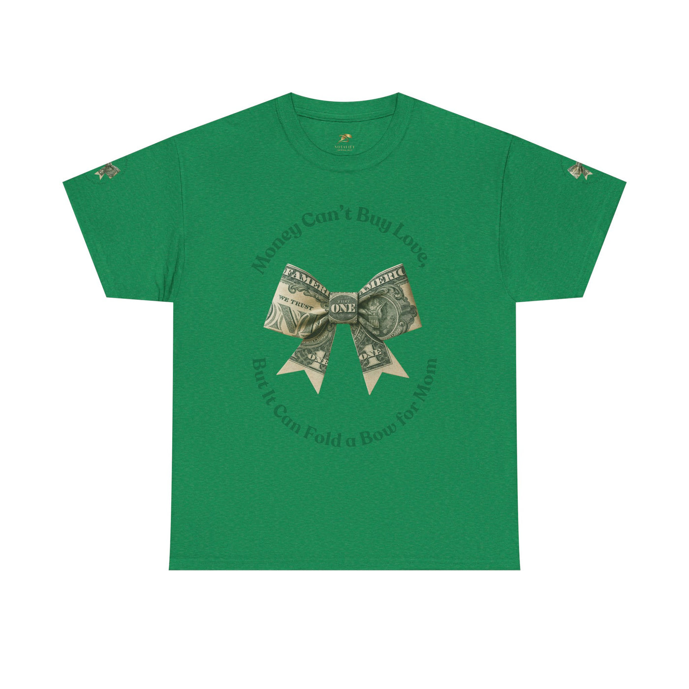 Mother's Day Money Bow Unisex Tee, Love for Mom, Gift for Her, Mother's Day Shirt, Funny Mom Tee, Mom makes Money, Mom but it all for me - NOTALIFY