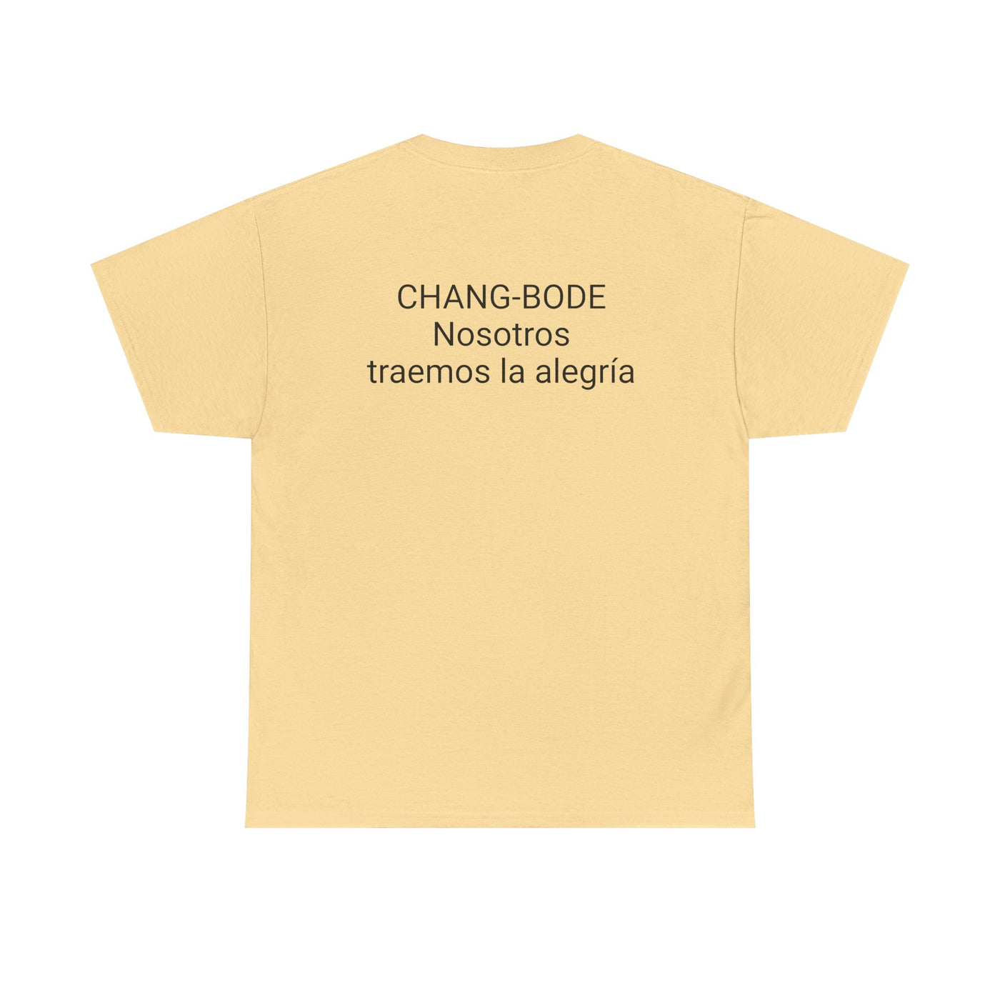 Colorful Unisex Heavy Cotton Tee with Joyful Message, Fun T-Shirt, Cas