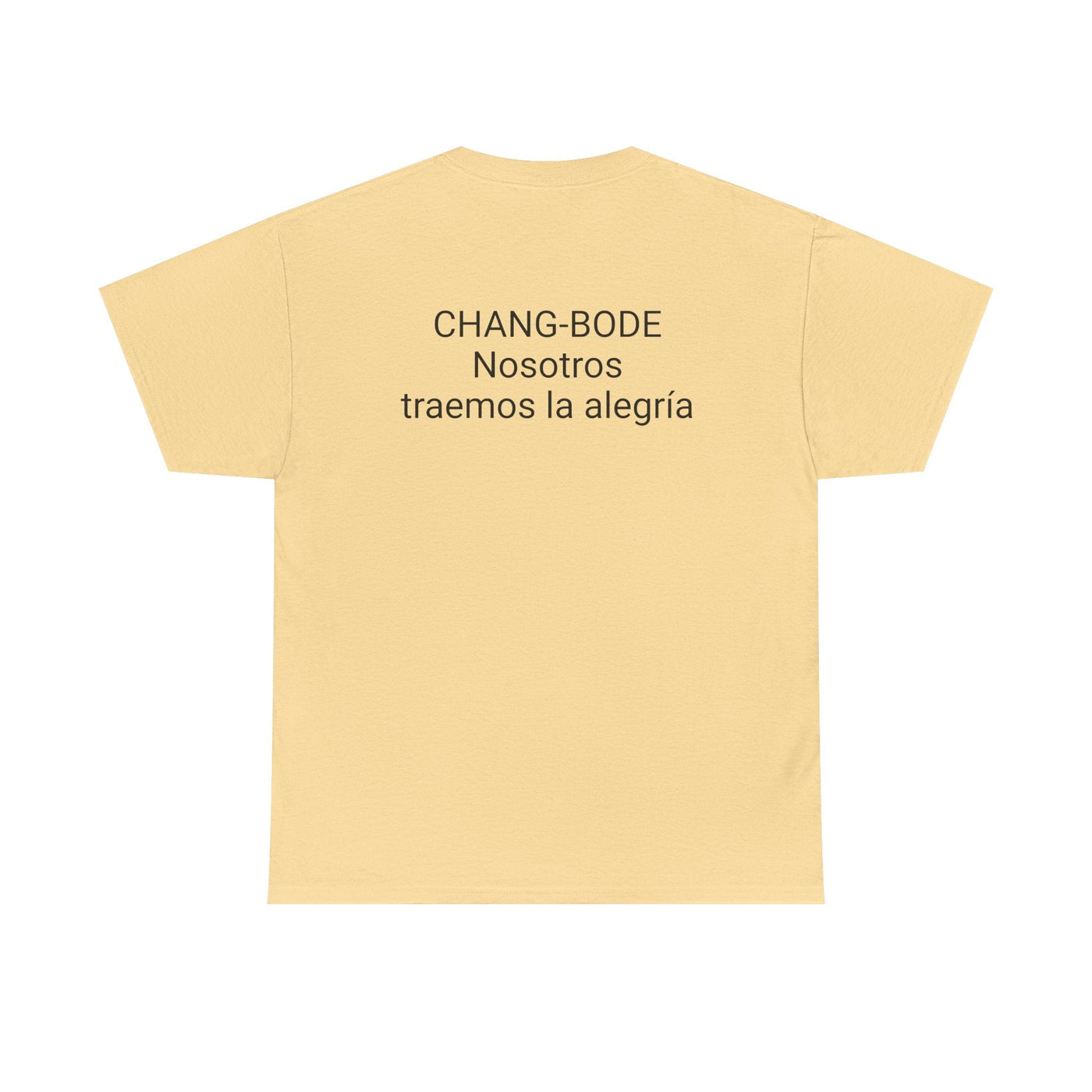Colorful Unisex Heavy Cotton Tee with Joyful Message, Fun T-Shirt, Cas