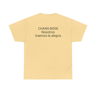Colorful Unisex Heavy Cotton Tee with Joyful Message, Fun T-Shirt, Cas